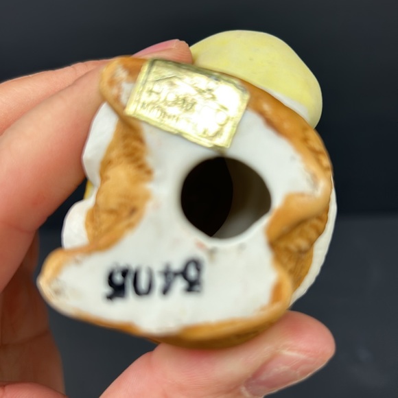 Vintage anthropormorphic HOMCO  3.5” hand painted bisque Santa Mouse - Picture 5 of 6